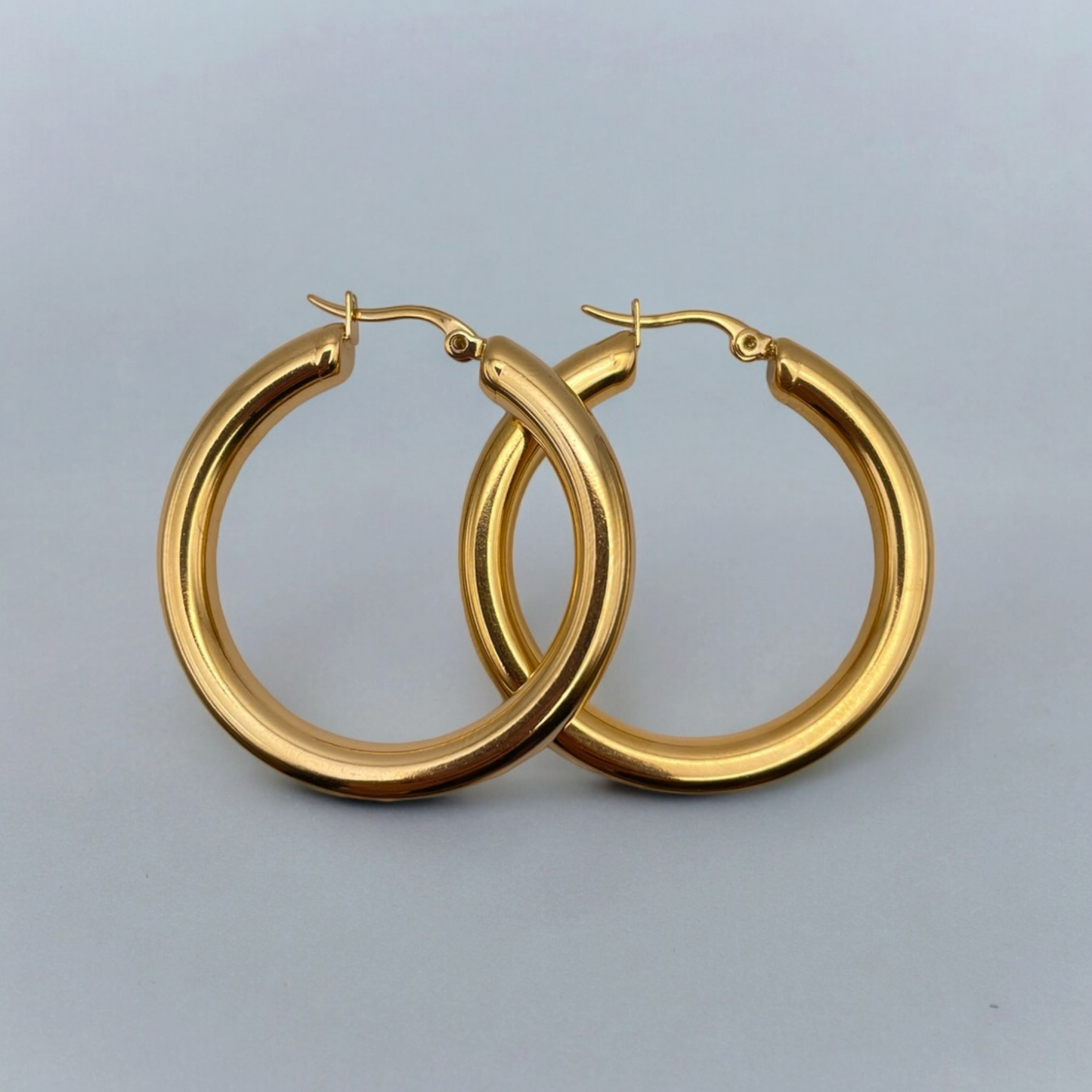 Stainless Steel Hoop Earrings