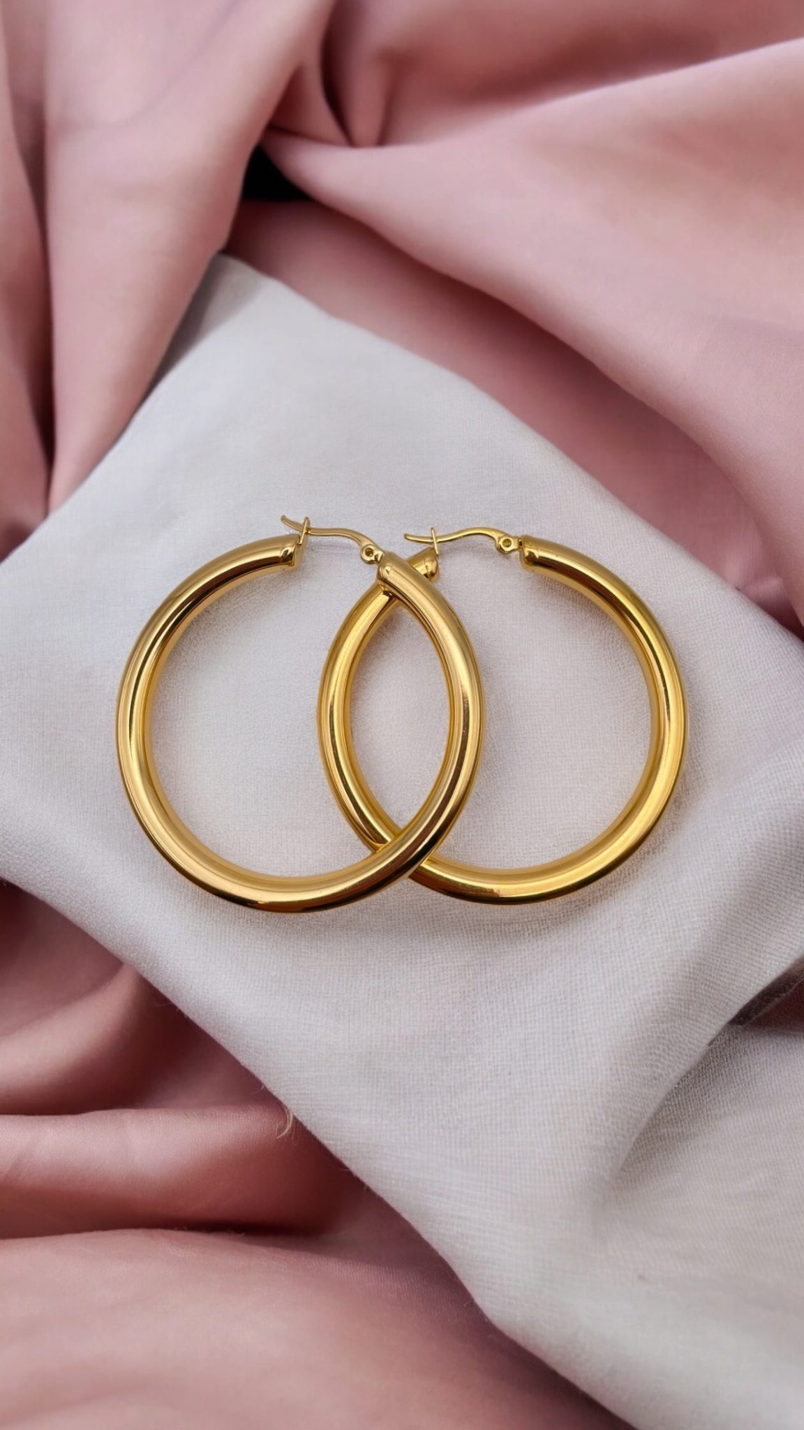 Stainless Steel Hoop Earrings