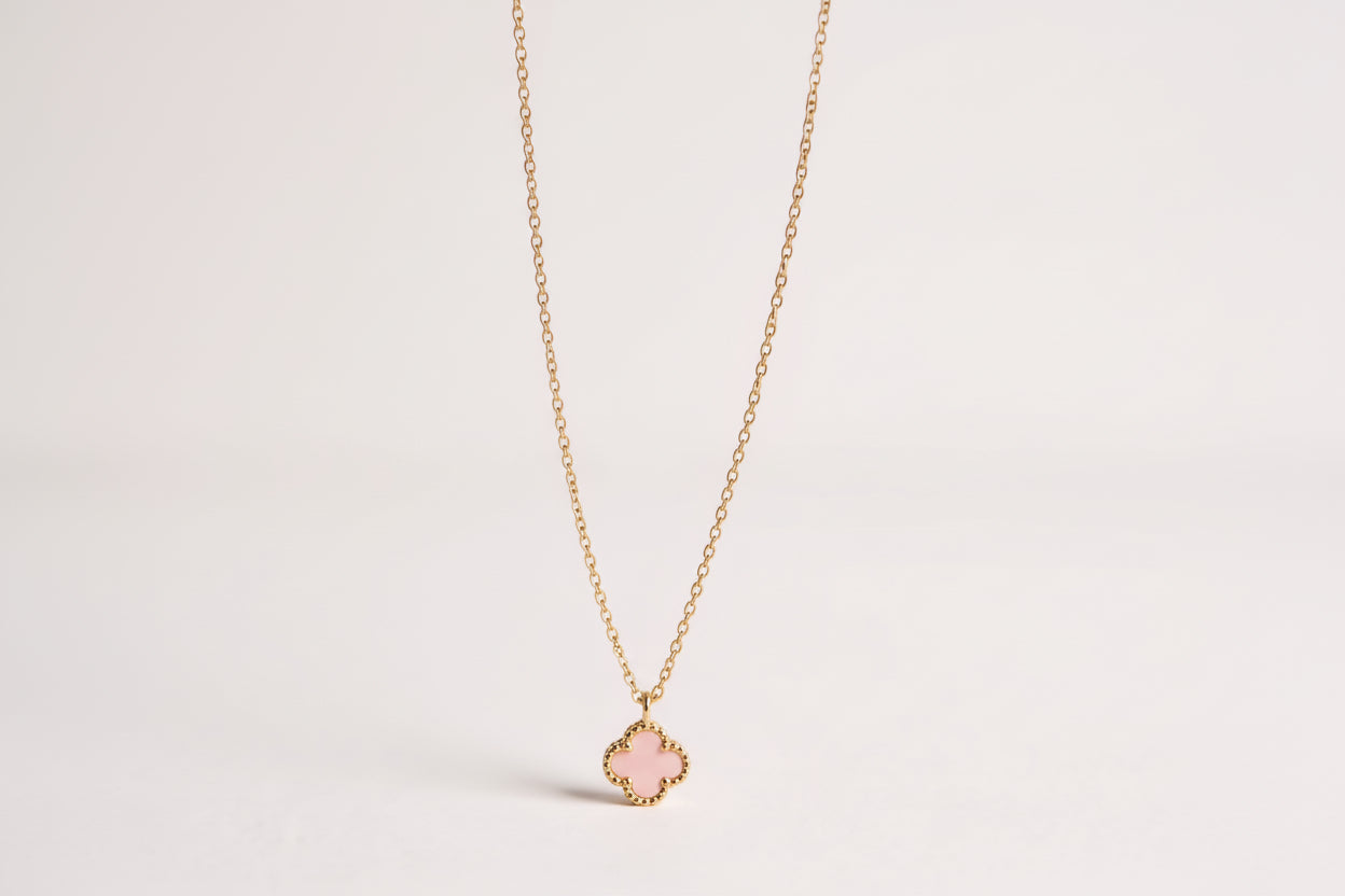 925 Sterling Silver Clover Necklace