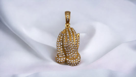 STAINLESS STEEL HANDS PENDANT
